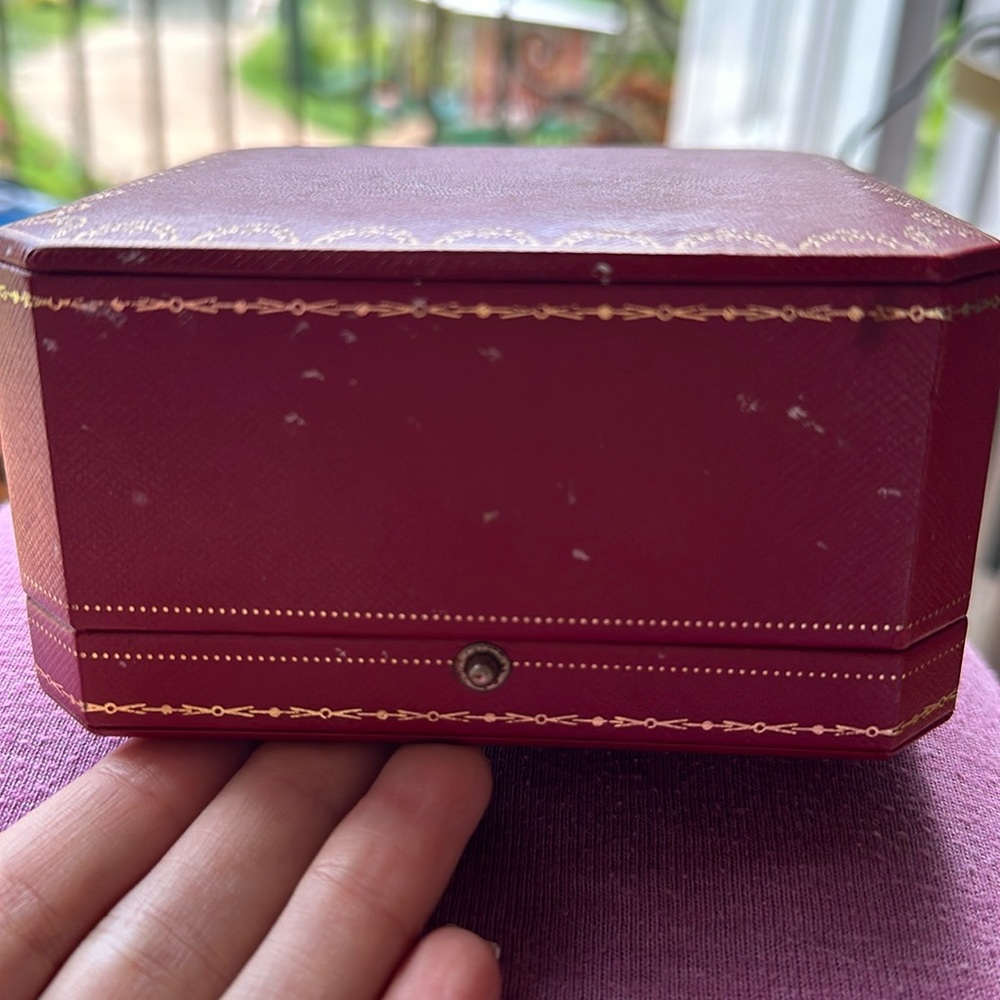 Gold Cartier love bracelet size 17 w screwdriver and box